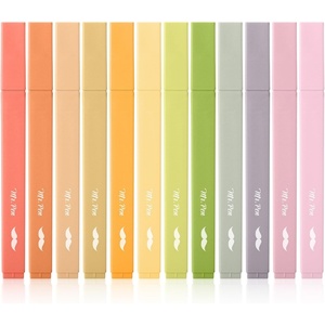 image:imageMr Pen Aesthetic Bible Highlighters No Bleed Through Assorted Color 12 pcs Cute Highlighter for Journaling Supplies and School Accessories Bible Highlighters and Pens No BleedEarthy Colors