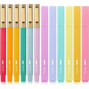 image:imageMr Pen Aesthetic Highlighters and Ballpoint Pens No Bleed 12 Pack Pastel Colors Bible Highlighters and Black Ink Pens No Bleed Fast Dry and No Smear for Bible Journaling PlannerSummer Delight