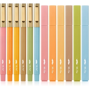 image:imageMr Pen Aesthetic Highlighters and Ballpoint Pens No Bleed 12 Pack Pastel Colors Bible Highlighters and Black Ink Pens No Bleed Fast Dry and No Smear for Bible Journaling PlannerWarm Fall