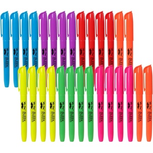 image:imageMr Pen Highlighters Assorted Colors 28 Pack Chisel Tip 7 Bright Fluorescent Colors Quick Dry Odorless amp NonToxic InkBright