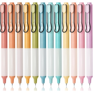 image:imageMr Pen Retractable Gel Pens 6 Pack Black Ink Vintage Barrels Fine Point 05 mm Fast Dry Smooth Writing Cute Pens for Drawing Writing Planner and School SuppliesPastel Barrels