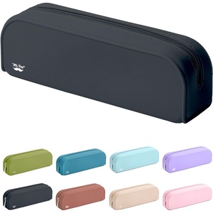 image:imageMr Pen Silicone Pencil Case Aesthetic Pencil Bag for Women Makeup Pouch  Multifunctional Pouch for Stationery Cosmetics and Electrical Goods StorageBlack