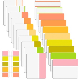 image:imageMr Pen Sticky Index Tabs 500 pcs 21 Sets Pastel  Writable Colored Page Markers for Reading Notes Books Binders Notebook Folders and Classify Files WaterResistantCitrus