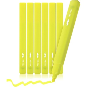 image:imageMr Pen Yellow Aesthetic Bible Highlighters No Bleed Through 12 pcs Chisel Tip Cute Highlighter for Journaling Supplies and School Accessories Bible Highlighters and Pens No BleedYellow