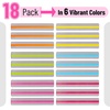 image:imageMr Pen Guided Reading Strips 18 Pack Colorful Bookmarks for Kids  Book Highlighter Strips for Reading Back to School SuppliesVibrant