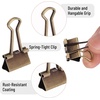 image:imageMr Pen Small Binder Clips 50 pcs 075 Small Size  Pastel Color Metal Binder Paper Clips Paper Clamps for Office Supplies Home School Business Document OrganizingE Bronze