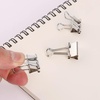 image:imageMr Pen Small Binder Clips 50 pcs 075 Small Size  Pastel Color Metal Binder Paper Clips Paper Clamps for Office Supplies Home School Business Document OrganizingF Silver