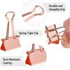 image:imageMr Pen Small Binder Clips 50 pcs 075 Small Size  Pastel Color Metal Binder Paper Clips Paper Clamps for Office Supplies Home School Business Document OrganizingD Rose Gold