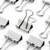 image:imageMr Pen Small Binder Clips 50 pcs 075 Small Size  Pastel Color Metal Binder Paper Clips Paper Clamps for Office Supplies Home School Business Document OrganizingF Silver