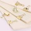 image:imageMr Pen Small Binder Clips 50 pcs 075 Small Size  Pastel Color Metal Binder Paper Clips Paper Clamps for Office Supplies Home School Business Document OrganizingC Gold
