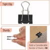 image:imageMr Pen Small Binder Clips 50 pcs 075 Small Size  Pastel Color Metal Binder Paper Clips Paper Clamps for Office Supplies Home School Business Document OrganizingA Black