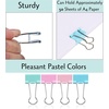 image:imageMr Pen Small Binder Clips 50 pcs 075 Small Size  Pastel Color Metal Binder Paper Clips Paper Clamps for Office Supplies Home School Business Document OrganizingB Pastel