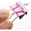 image:imageMr Pen Small Binder Clips 50 pcs 075 Small Size  Pastel Color Metal Binder Paper Clips Paper Clamps for Office Supplies Home School Business Document OrganizingB Pastel
