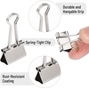 image:imageMr Pen Small Binder Clips 50 pcs 075 Small Size  Pastel Color Metal Binder Paper Clips Paper Clamps for Office Supplies Home School Business Document OrganizingF Silver