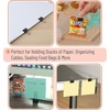 image:imageMr Pen Small Binder Clips 50 pcs 075 Small Size  Pastel Color Metal Binder Paper Clips Paper Clamps for Office Supplies Home School Business Document OrganizingA Black