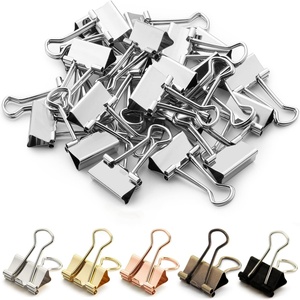 image:imageMr Pen Small Binder Clips 50 pcs 075 Small Size  Pastel Color Metal Binder Paper Clips Paper Clamps for Office Supplies Home School Business Document OrganizingF Silver