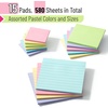 image:imageMr Pen Sticky Notes Set 15 Pack 2x2 3x3 4x4 580 Sheets  Lined amp Blank Notes SelfStick Sticky Pads for Bible Study Office School Planning Journaling amp Organization