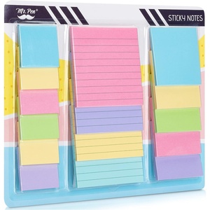 image:imageMr Pen Sticky Notes Set 15 Pack 2x2 3x3 4x4 580 Sheets  Lined amp Blank Notes SelfStick Sticky Pads for Bible Study Office School Planning Journaling amp Organization