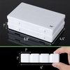 image:imageMr Pen Bead Storage Containers 28 Grids 2 Pack Clear White  160pcs Label Stickers Transparent Small Bead Organizer Box Diamond Art Diamond Painting OrganizerWhite