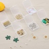 image:imageMr Pen Bead Storage Containers 28 Grids 2 Pack Clear White  160pcs Label Stickers Transparent Small Bead Organizer Box Diamond Art Diamond Painting OrganizerClear White