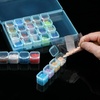 image:imageMr Pen Bead Storage Containers 28 Grids 2 Pack Clear White  160pcs Label Stickers Transparent Small Bead Organizer Box Diamond Art Diamond Painting OrganizerTransparent Blue
