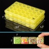 image:imageMr Pen Bead Storage Containers 28 Grids 2 Pack Clear White  160pcs Label Stickers Transparent Small Bead Organizer Box Diamond Art Diamond Painting OrganizerTransparent Yellow
