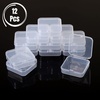 image:imageMr Pen Bead Storage Containers 28 Grids 2 Pack Clear White  160pcs Label Stickers Transparent Small Bead Organizer Box Diamond Art Diamond Painting OrganizerClear White