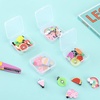 image:imageMr Pen Bead Storage Containers 28 Grids 2 Pack Clear White  160pcs Label Stickers Transparent Small Bead Organizer Box Diamond Art Diamond Painting OrganizerClear White