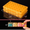 image:imageMr Pen Bead Storage Containers 28 Grids 2 Pack Clear White  160pcs Label Stickers Transparent Small Bead Organizer Box Diamond Art Diamond Painting OrganizerTransparent Orange