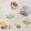 image:imageMr Pen Bead Storage Containers 28 Grids 2 Pack Clear White  160pcs Label Stickers Transparent Small Bead Organizer Box Diamond Art Diamond Painting OrganizerClear White