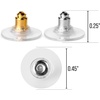 image:imageMr Pen Bullet Clutch Earring Backs with Pad 76 pcs Gold amp Silver  Rubber Earring Backings Earring Backs for Studs Earring Backs Replacements Pierced Earring Backs Earring Stoppers