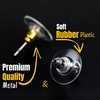 image:imageMr Pen Bullet Clutch Earring Backs with Pad 76 pcs Gold amp Silver  Rubber Earring Backings Earring Backs for Studs Earring Backs Replacements Pierced Earring Backs Earring Stoppers
