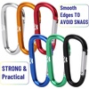 image:imageMr Pen Carabiner 6 pcs 3 inch Aluminum D Ring Carabiner Clip  Key Chain Clip Backpack Clips Carabiner Clip Key Hook for Pants Hook Clips Clip on Keychain Hooks for Keys Carabiners