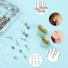 image:imageMr Pen Earring Posts 300 pcs Silver Earring Studs for Jewelry Making