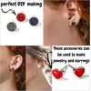 image:imageMr Pen Earring Posts 300 pcs Silver Earring Studs for Jewelry Making