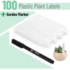 image:imageMr Pen Garden Markers Black 4 Pack Plant Markers  Garden Markers for Plants Outdoor Waterproof Plant Markers for Seedlings Waterproof Permanent MarkerWhite Plant Labels