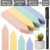 image:imageMr Pen Garden Markers Black 4 Pack Plant Markers  Garden Markers for Plants Outdoor Waterproof Plant Markers for Seedlings Waterproof Permanent MarkerPastel Plant Labels