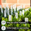 image:imageMr Pen Garden Markers Black 4 Pack Plant Markers  Garden Markers for Plants Outdoor Waterproof Plant Markers for Seedlings Waterproof Permanent MarkerWhite Plant Labels