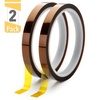 image:imageMr Pen Heat Tape  10mm x 33m 108ft 2 Rolls  High Temperature Tape for Sublimation and Heat PressBrown