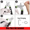 image:imageMr Pen Hog Ring Pliers Kit420 Pcs  34