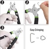image:imageMr Pen Hog Ring Pliers KitHog Ring Pliers  110 Pcs  34