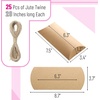 image:imageMr Pen Kraft Pillow Boxes 63x34x13 in 25 Pack with Jute Twines  Kraft Gift Boxes Paper Boxes for Gifts Paper Pillow Candy Box Pillow Boxes Craft Favor Gift Boxes Pillow Gift Boxes25 count Pack of 1