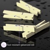 image:imageMr Pen Large Wooden Clothes Pins 29 Inch 50 Pack  Natural Wood Clips for Crafts Classroom Projects Hanging Photos Chip Bags Decoration Rust Resistant SpringBeige