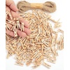 image:imageMr Pen Large Wooden Clothes Pins 29 Inch 50 Pack  Natural Wood Clips for Crafts Classroom Projects Hanging Photos Chip Bags Decoration Rust Resistant SpringWood