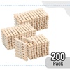 image:imageMr Pen Large Wooden Clothes Pins 29 Inch 50 Pack  Natural Wood Clips for Crafts Classroom Projects Hanging Photos Chip Bags Decoration Rust Resistant SpringWood