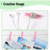 image:imageMr Pen Large Wooden Clothes Pins 29 Inch 50 Pack  Natural Wood Clips for Crafts Classroom Projects Hanging Photos Chip Bags Decoration Rust Resistant SpringPink