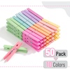 image:imageMr Pen Large Wooden Clothes Pins 29 Inch 50 Pack  Natural Wood Clips for Crafts Classroom Projects Hanging Photos Chip Bags Decoration Rust Resistant SpringPastel Colors