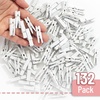image:imageMr Pen Large Wooden Clothes Pins 29 Inch 50 Pack  Natural Wood Clips for Crafts Classroom Projects Hanging Photos Chip Bags Decoration Rust Resistant SpringWhite