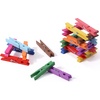 image:imageMr Pen Large Wooden Clothes Pins 29 Inch 50 Pack  Natural Wood Clips for Crafts Classroom Projects Hanging Photos Chip Bags Decoration Rust Resistant SpringBright Colors