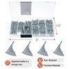 image:imageMr Pen Machine Screw Assortment Kit 370 Pcs  632 Flat Head Phillips Machine Screws Assorted Screws Wall Plate Screws Outlet Screws Electricians Screw Kit632